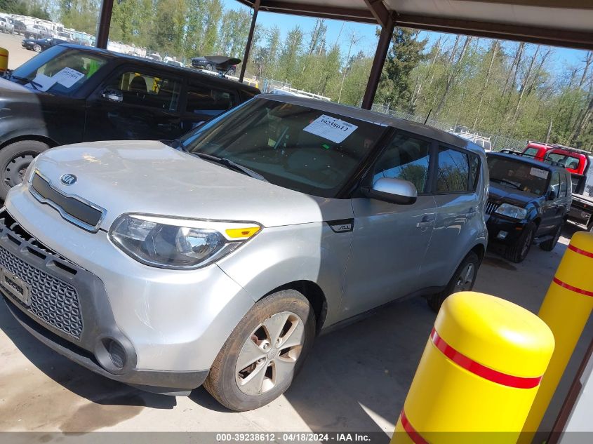 2015 Kia Soul VIN: KNDJN2A22F7796073 Lot: 39238612
