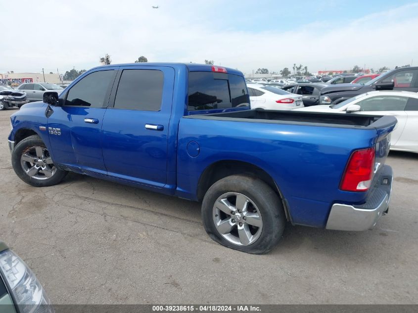 2017 Ram 1500 Big Horn 4X2 5'7 Box VIN: 3C6RR6LT7HG734493 Lot: 39238615