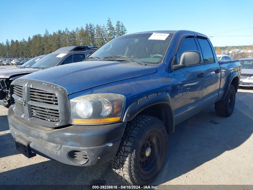 2006 Dodge Ram 1500 Slt/Trx4 Off Road/Sport VIN: 1D7HU18N46S620382 Lot: 39238616