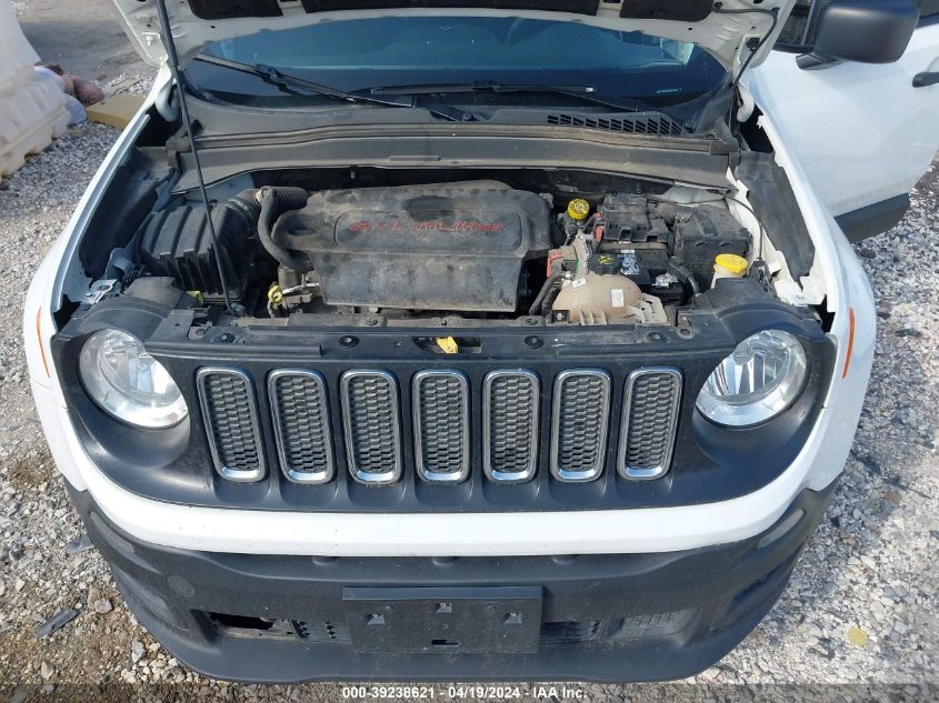 2018 Jeep Renegade Sport 4X4 VIN: ZACCJBAB2JPG70330 Lot: 39238621
