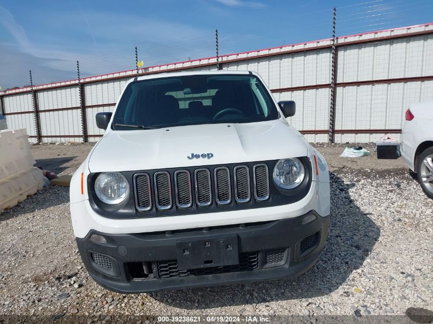2018 Jeep Renegade Sport 4X4 VIN: ZACCJBAB2JPG70330 Lot: 39238621