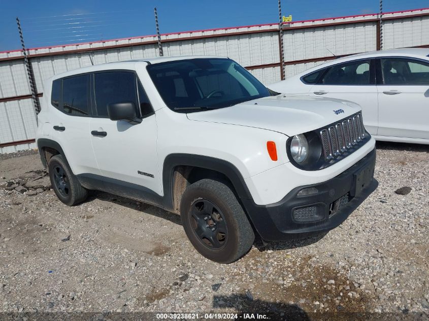 2018 Jeep Renegade Sport 4X4 VIN: ZACCJBAB2JPG70330 Lot: 39238621