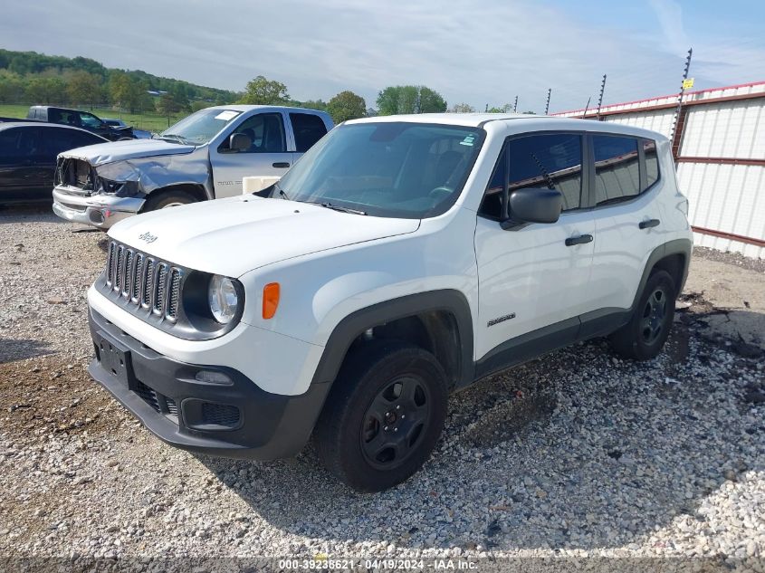 2018 Jeep Renegade Sport 4X4 VIN: ZACCJBAB2JPG70330 Lot: 39238621