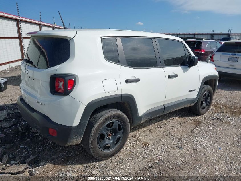 2018 Jeep Renegade Sport 4X4 VIN: ZACCJBAB2JPG70330 Lot: 39238621