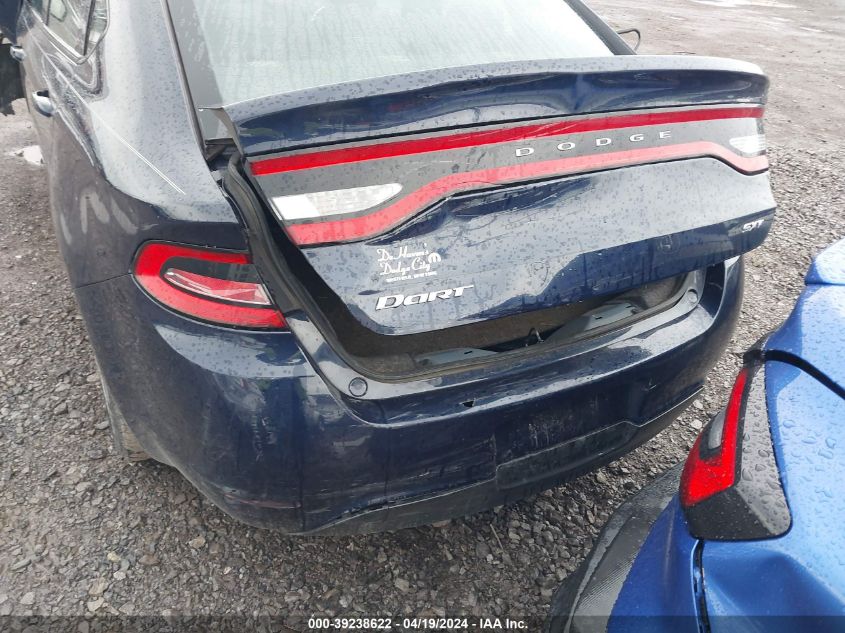 2016 Dodge Dart Sxt VIN: 1C3CDFBB5GD762105 Lot: 39238622