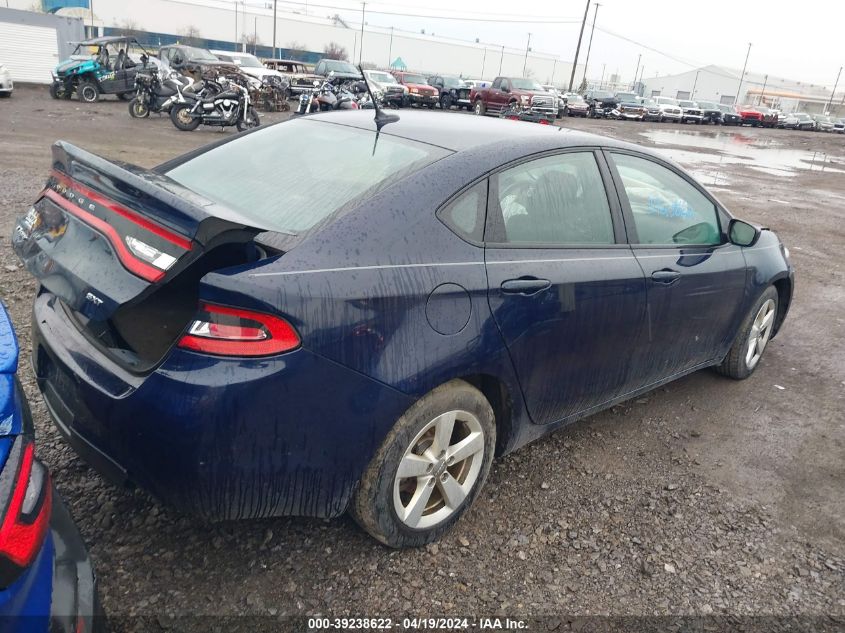 2016 Dodge Dart Sxt VIN: 1C3CDFBB5GD762105 Lot: 39238622