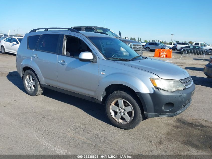 2008 Mitsubishi Outlander Ls VIN: JA4MS31X58Z011392 Lot: 39238625