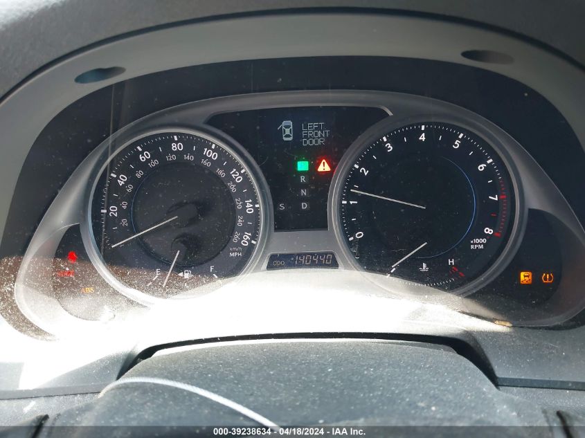 2009 Lexus Is 250 VIN: JTHBK262495094048 Lot: 39238634