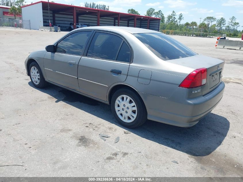 2HGES16574H509997 | 2004 HONDA CIVIC