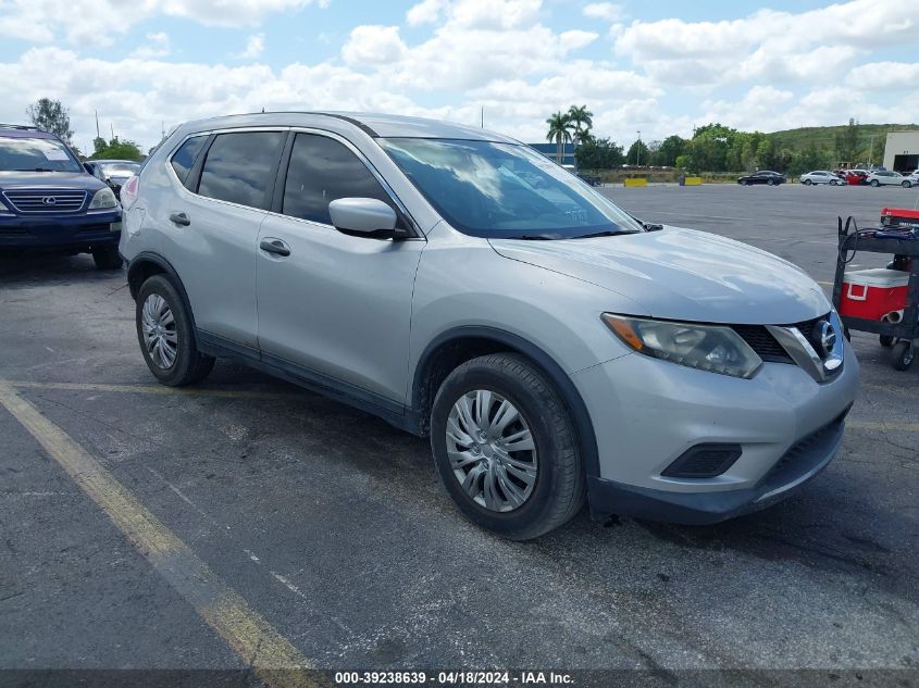 2016 Nissan Rogue S/Sl/Sv VIN: 5N1AT2MT7GC796200 Lot: 39238639