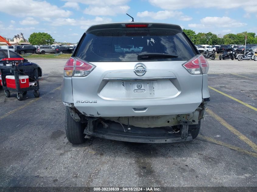 2016 Nissan Rogue S/Sl/Sv VIN: 5N1AT2MT7GC796200 Lot: 39238639