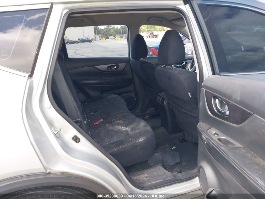 2016 Nissan Rogue S/Sl/Sv VIN: 5N1AT2MT7GC796200 Lot: 39238639