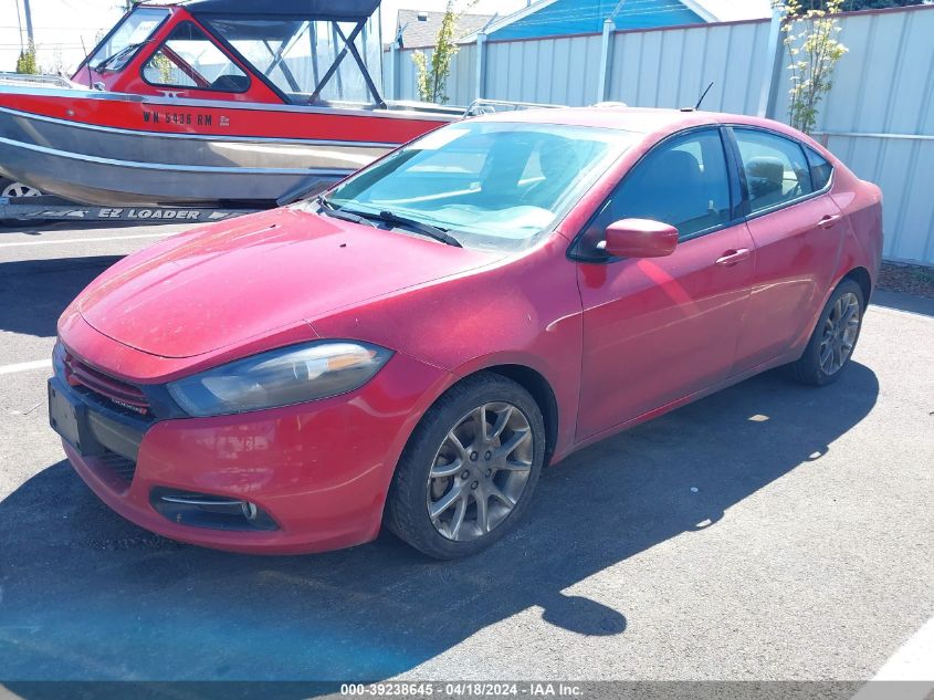 2013 Dodge Dart Rallye VIN: 1C3CDFBH9DD641397 Lot: 39238645
