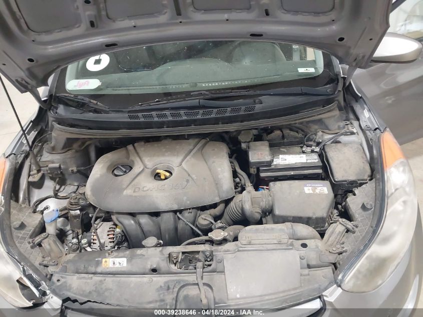 2013 Hyundai Elantra Gls VIN: KMHDH4AE3DU603272 Lot: 39238646