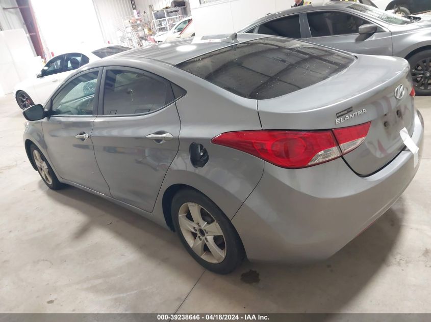2013 Hyundai Elantra Gls VIN: KMHDH4AE3DU603272 Lot: 39238646