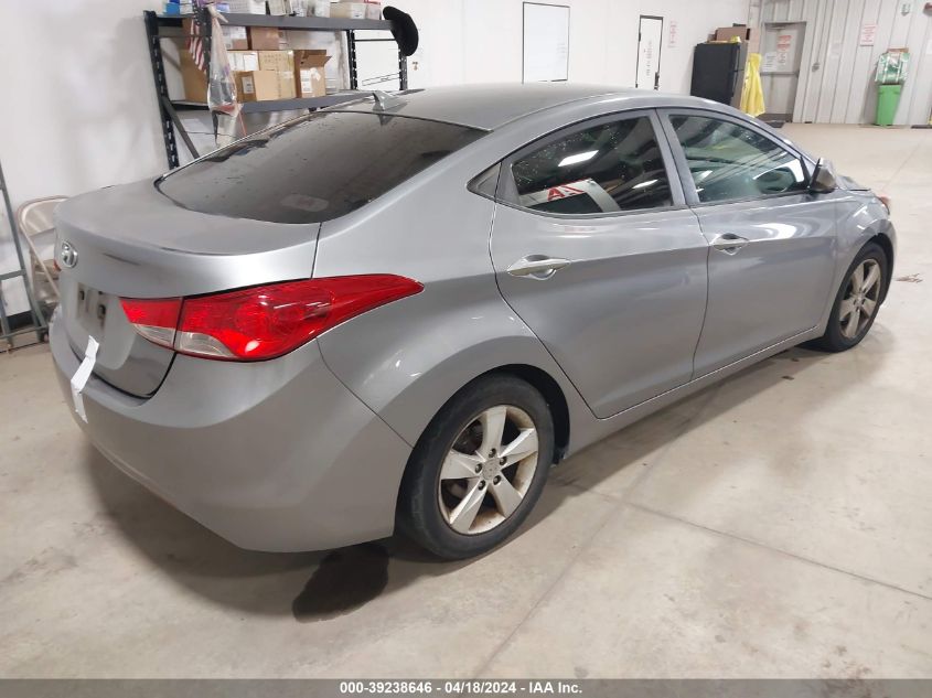 2013 Hyundai Elantra Gls VIN: KMHDH4AE3DU603272 Lot: 39238646