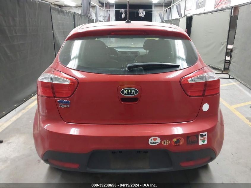 2012 Kia Rio5 Lx VIN: KNADM5A31C6019618 Lot: 39238655