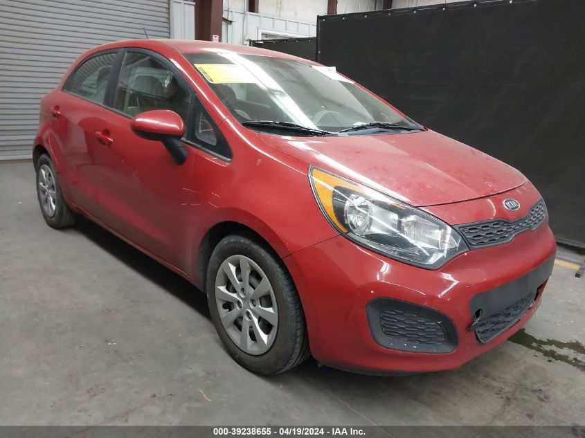 2012 Kia Rio5 Lx VIN: KNADM5A31C6019618 Lot: 39238655