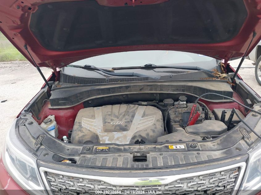 2015 Kia Sorento Sx V6 VIN: 5XYKWDA72FG579487 Lot: 39238664