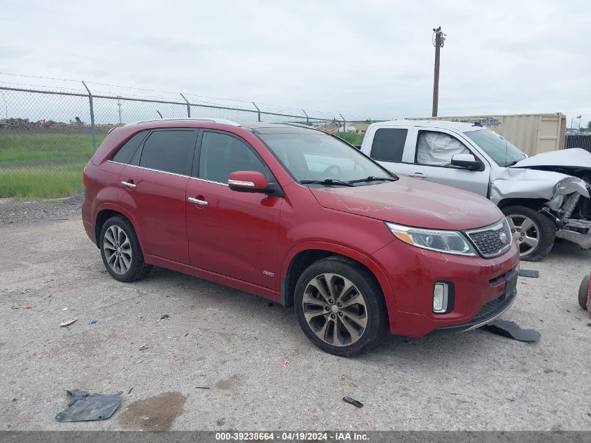 2015 Kia Sorento Sx V6 VIN: 5XYKWDA72FG579487 Lot: 39238664