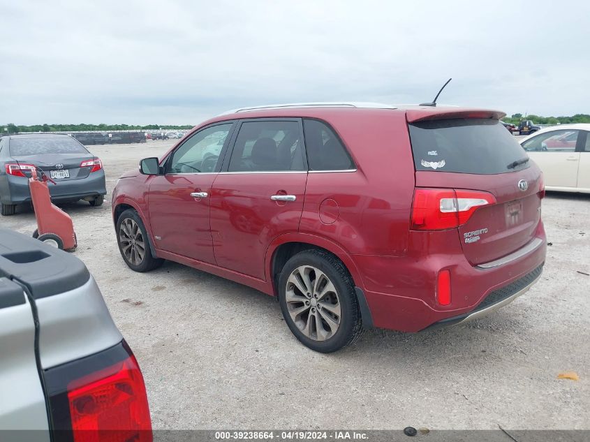 2015 Kia Sorento Sx V6 VIN: 5XYKWDA72FG579487 Lot: 39238664