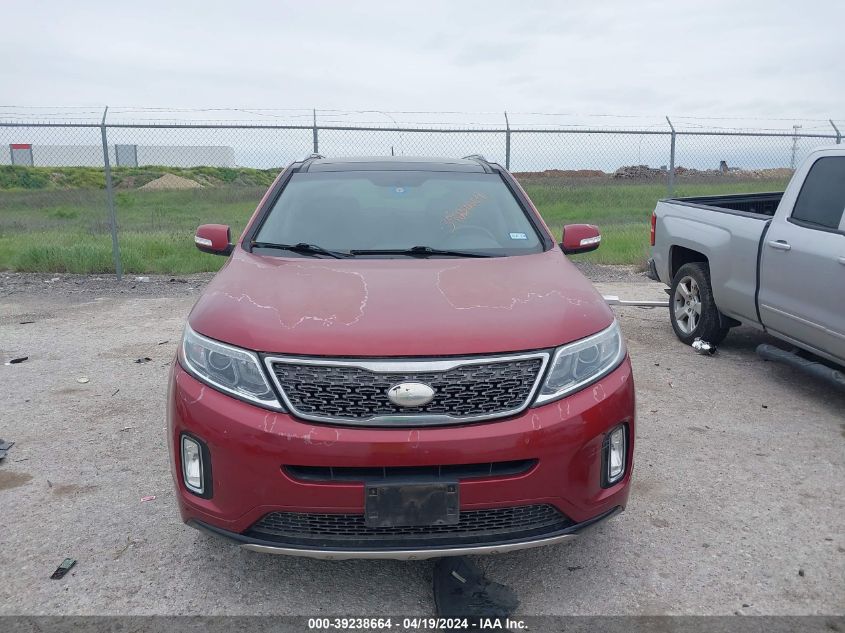 2015 Kia Sorento Sx V6 VIN: 5XYKWDA72FG579487 Lot: 39238664