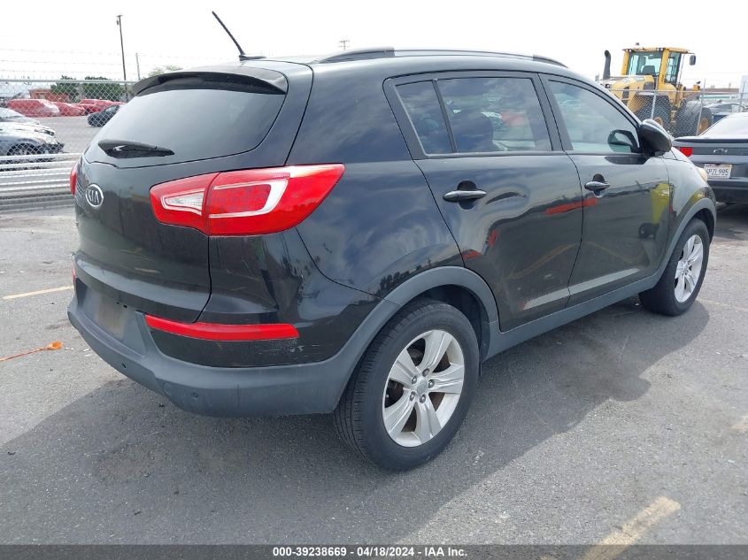 2011 Kia Sportage Lx VIN: KNDPB3A27B7077758 Lot: 39238669