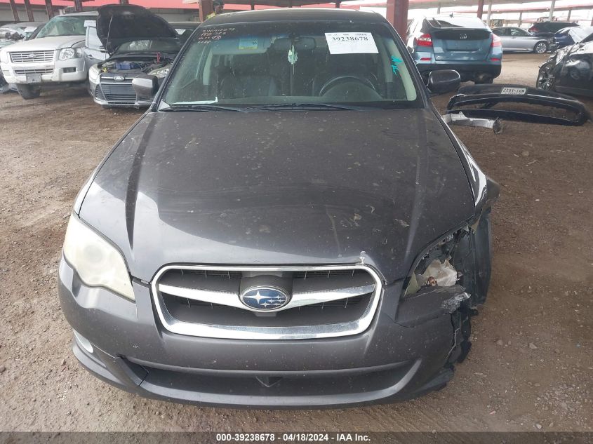 2008 Subaru Legacy 2.5I Limited VIN: 4S3BL626887206688 Lot: 39238678