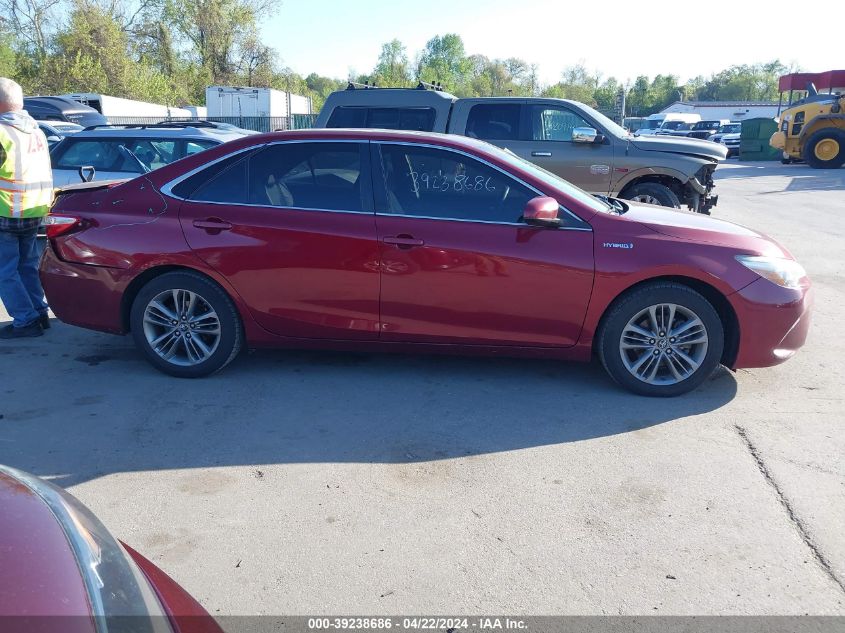 2016 Toyota Camry Hybrid Se VIN: 4T1BD1FK2GU200145 Lot: 50842164