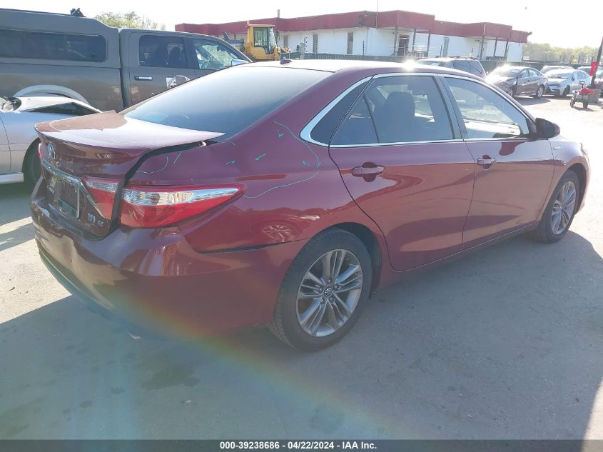 2016 Toyota Camry Hybrid Se VIN: 4T1BD1FK2GU200145 Lot: 50842164