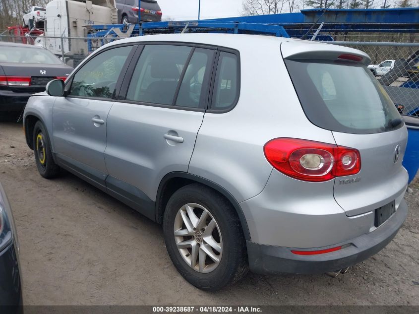 2011 Volkswagen Tiguan S VIN: WVGBV7AX0BW506924 Lot: 39238687