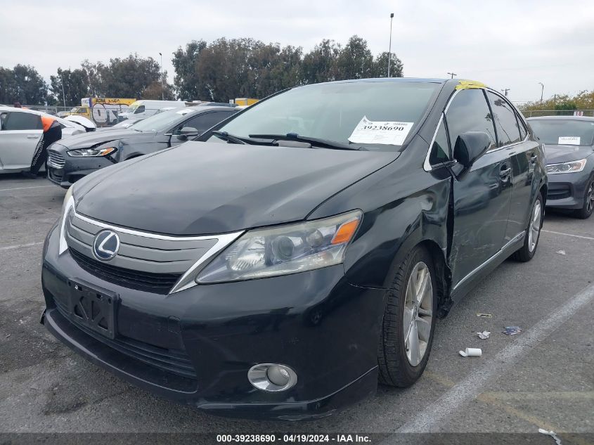 2010 Lexus Hs 250H VIN: JTHBB1BA4A2036339 Lot: 39238690