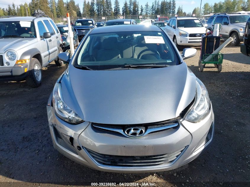 2016 Hyundai Elantra Se VIN: KMHDH4AE2GU526222 Lot: 51649974