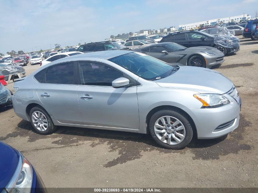 2015 Nissan Sentra Fe+ S/S/Sl/Sr/Sv VIN: 3N1AB7AP6FY221879 Lot: 39238693