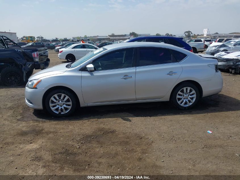 2015 Nissan Sentra Fe+ S/S/Sl/Sr/Sv VIN: 3N1AB7AP6FY221879 Lot: 39238693