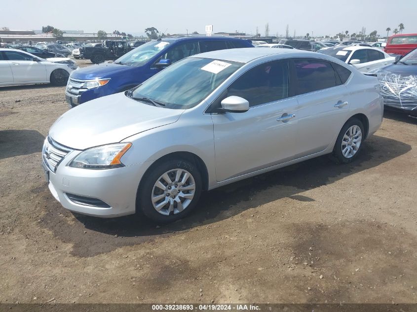 2015 Nissan Sentra Fe+ S/S/Sl/Sr/Sv VIN: 3N1AB7AP6FY221879 Lot: 39238693