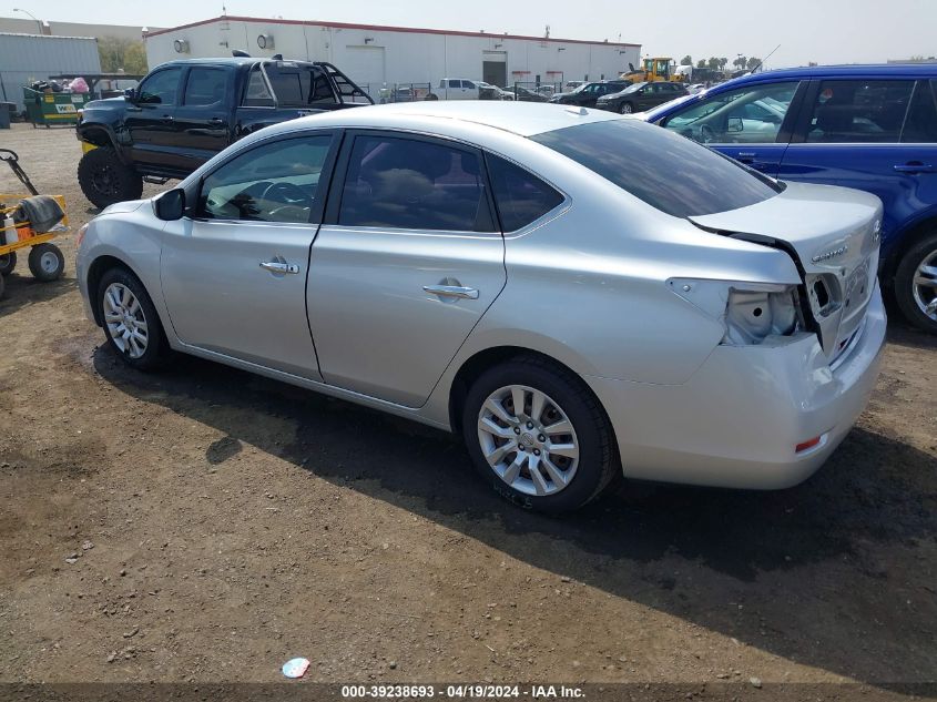 2015 Nissan Sentra Fe+ S/S/Sl/Sr/Sv VIN: 3N1AB7AP6FY221879 Lot: 39238693