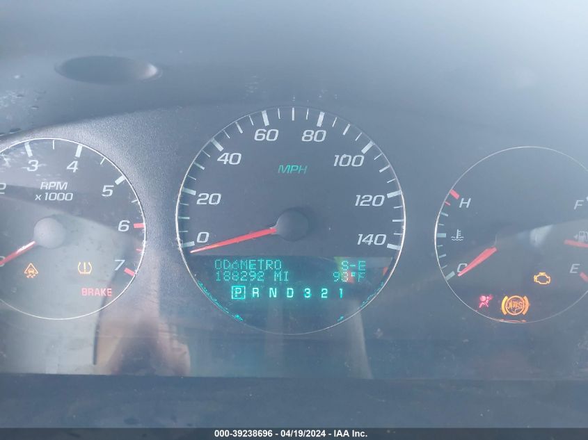 2009 Chevrolet Impala Lt VIN: 2G1WT57K391282943 Lot: 39238696