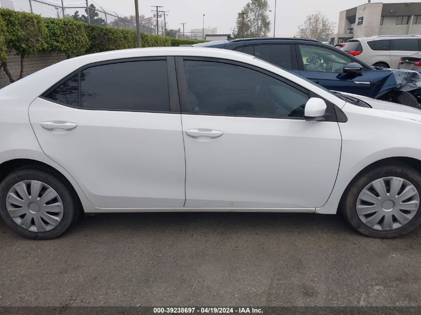 2016 Toyota Corolla Le VIN: 5YFBURHE0GP548713 Lot: 39238697