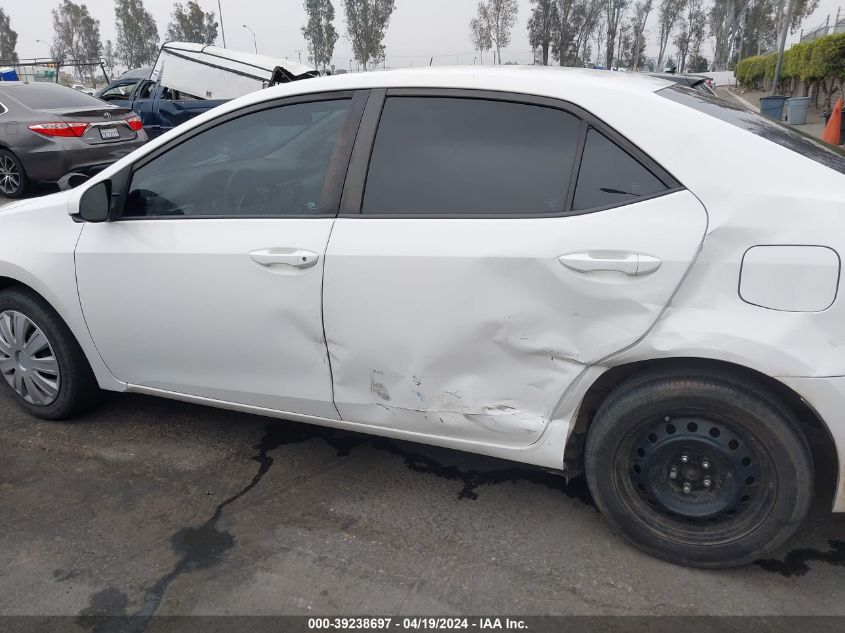 2016 Toyota Corolla Le VIN: 5YFBURHE0GP548713 Lot: 39238697