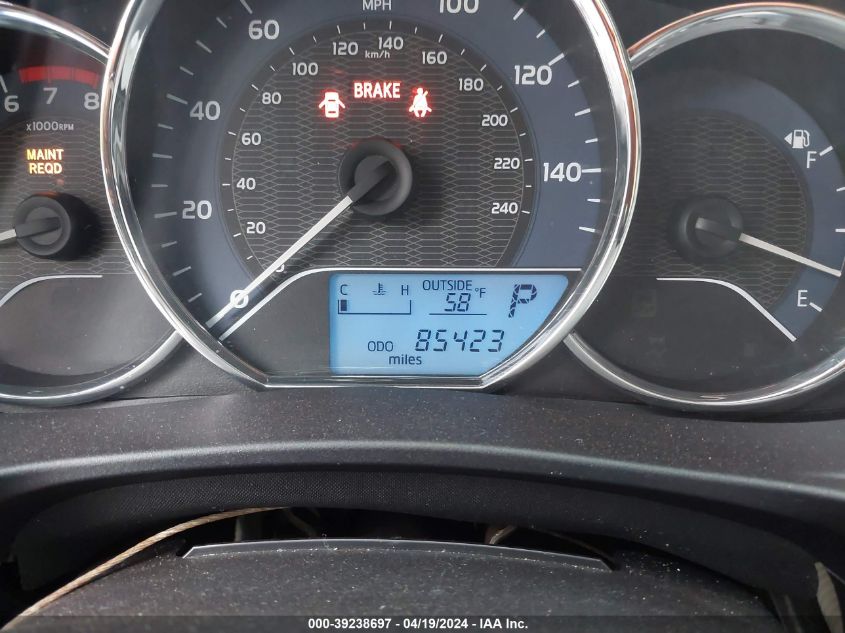 2016 Toyota Corolla Le VIN: 5YFBURHE0GP548713 Lot: 39238697