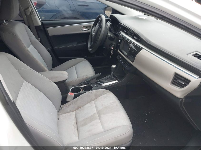 2016 Toyota Corolla Le VIN: 5YFBURHE0GP548713 Lot: 39238697