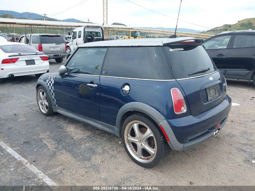 2006 Mini Cooper S VIN: WMWRE33586TJ37449 Lot: 39238700