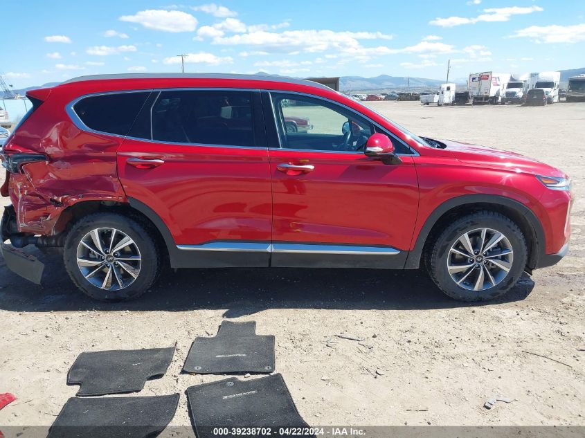 2020 Hyundai Santa Fe Sel VIN: 5NMS3CAD4LH150183 Lot: 39238702