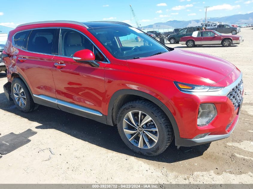 2020 Hyundai Santa Fe Sel VIN: 5NMS3CAD4LH150183 Lot: 39238702