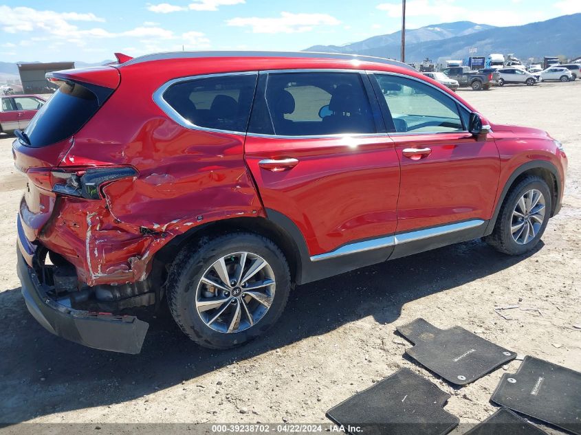 2020 Hyundai Santa Fe Sel VIN: 5NMS3CAD4LH150183 Lot: 39238702