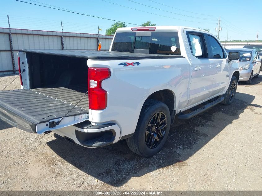 2022 CHEVROLET SILVERADO 1500 4WD  SHORT BED RST - 1GCUDEED3NZ529671
