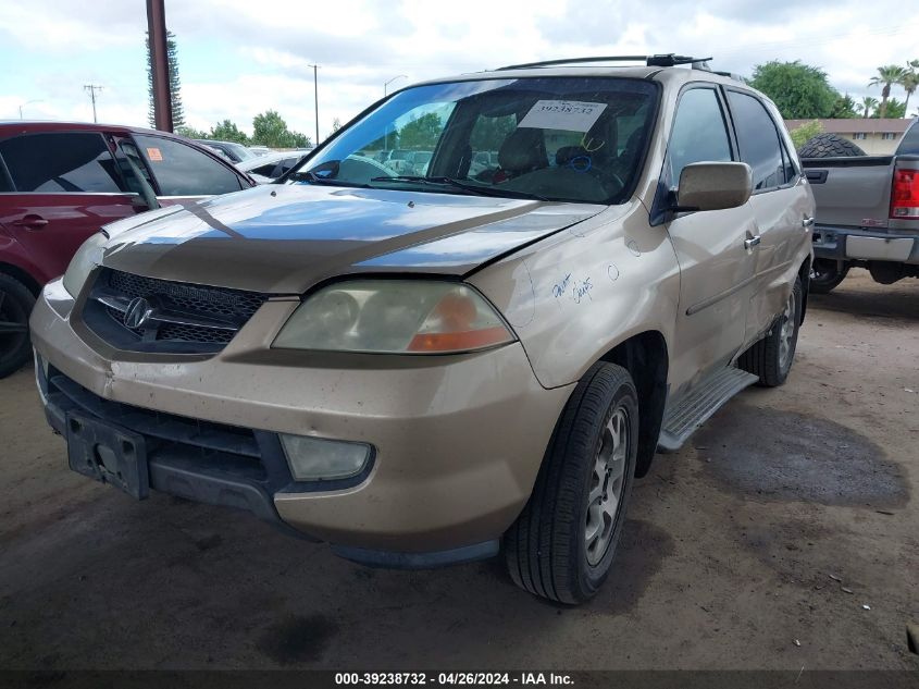 2002 Acura Mdx VIN: 2HNYD18642H516246 Lot: 39238732