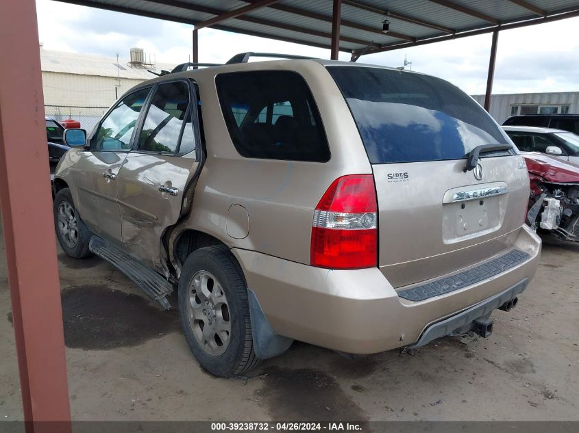 2002 Acura Mdx VIN: 2HNYD18642H516246 Lot: 39238732