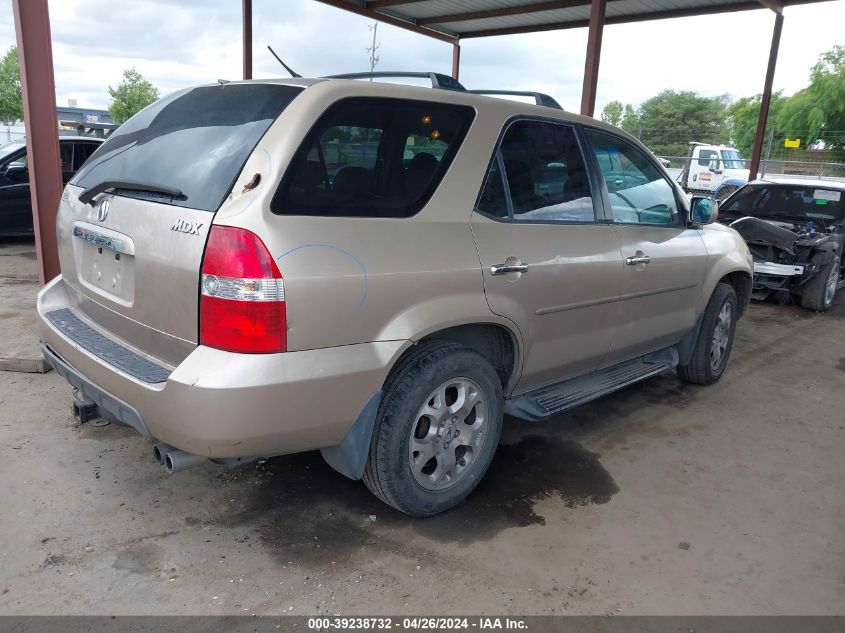 2002 Acura Mdx VIN: 2HNYD18642H516246 Lot: 39238732